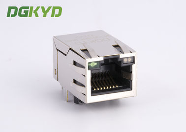 Shielded Gigabit ehternet RJ45 PCB Connector with Transformer RJ45 Network socket