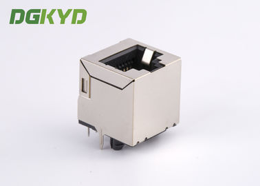 180 degree top insertion CAT6 10 pins 10 contacts RJ45 Shielded Connector
