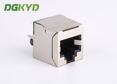 180 degree top insertion CAT6 10 pins 10 contacts RJ45 Shielded Connector