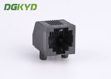 Unshield 6p6c Rj12 Phone Jack RJ11 Jack Single Port With Side Entry