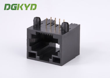 1x1 90 degree right angle tab up RJ45 socket ethernet connector without transformer