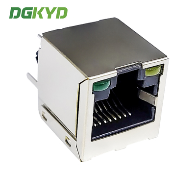 180 Degree Vertical Socket RJ45 Network Port Connector 8P8C Interface DGKYD52241188AC2A1DB4