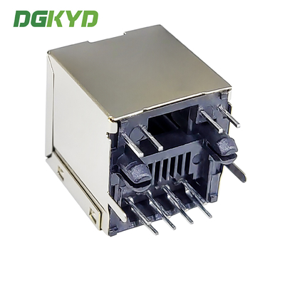 180 Degree Vertical Socket RJ45 Network Port Connector 8P8C Interface DGKYD52241188AC2A1DB4