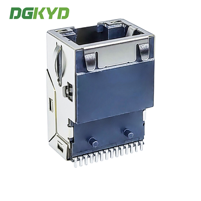 RJ45 Gigabit Integrated Filter Network Connector LCP Interface DGKYD211Q106DB1A7CBS057