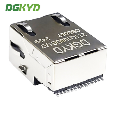 RJ45 Gigabit Integrated Filter Network Connector LCP Interface DGKYD211Q106DB1A7CBS057