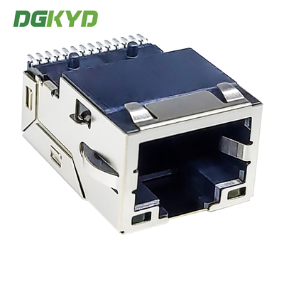 RJ45 Gigabit Integrated Filter Network Connector LCP Interface DGKYD211Q106DB1A7CBS057