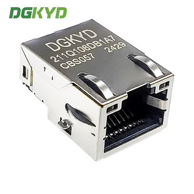 RJ45 Gigabit Integrated Filter Network Connector LCP Interface DGKYD211Q106DB1A7CBS057