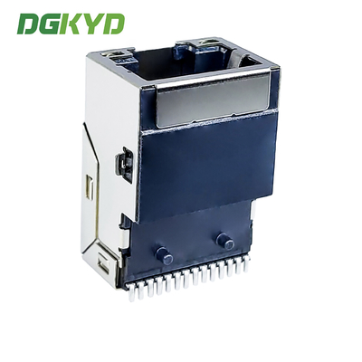 RJ45 1000/BASE-T Integrated Filtering Network Connector LCP Surface Mount Interface DGKYD211Q106AB1A7CBS057