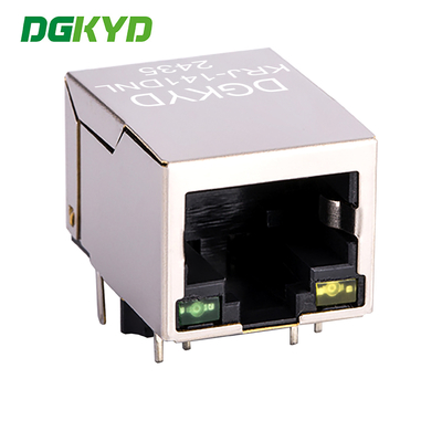 Single Port Connector KRJ-141DNL RJ45 Network Interface 100Mbps Light Without Card