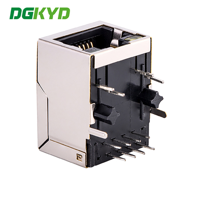 Single Port Connector KRJ-141DNL RJ45 Network Interface 100Mbps Light Without Card