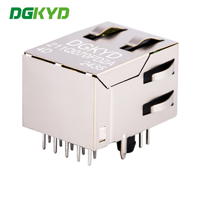 RJ45 With Light And Transformer Ethernet Integrated Gigabit Connector DGKYD211Q070FD2A4D