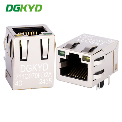 RJ45 With Light And Transformer Ethernet Integrated Gigabit Connector DGKYD211Q070FD2A4D