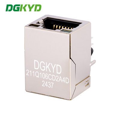 DGKYD211Q106CD2A4D Single Port RJ45 Connection Summer Modular Jack 1000BASE-TX Gigabit Ethernet Filter TAB-UP