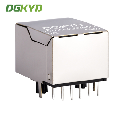 Integrated Magnetics RJ45 Cable Connector PoE++ 10/100Base-T / TX  for Router DGKYD111B144GWA1DPQ