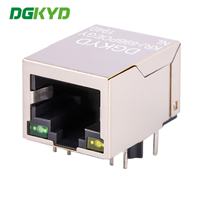 POE power supply RJ45 connection socket 100Mbps Ethernet cable crystal head connector KRJ-69BPOEGYNL