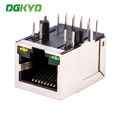 POE power supply RJ45 connection socket 100Mbps Ethernet cable crystal head connector KRJ-69BPOEGYNL