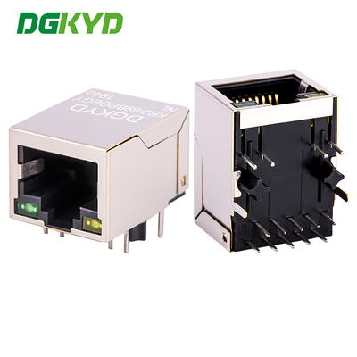 POE power supply RJ45 connection socket 100Mbps Ethernet cable crystal head connector KRJ-69BPOEGYNL