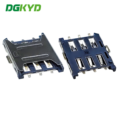 NANO-SIM Card Holder NO-PUSH 1.35H With Pillar Suitable For Electronic Products DGKYDSIM135H6A6A2Y3WSC286