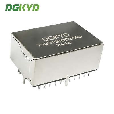 RJ45 Network Interface 8P10C Modular Connector With Light Strip Shielding DGKYD212Q106CD2A4D