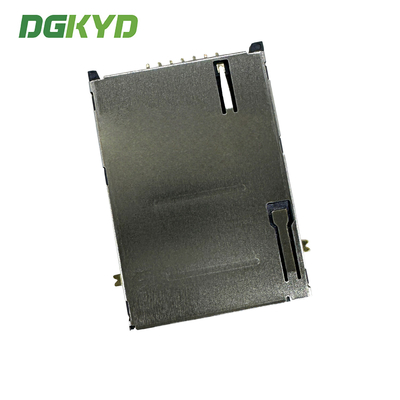 SIM card holder PUSH 6P+1P with pillar right switch rear foot telephone card holder DGKYDSIM18H61A6A2Y3WS286