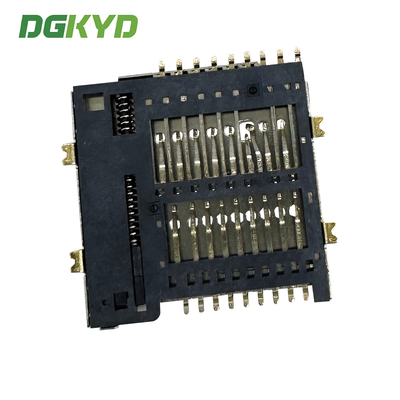 TF Card Holder PUSH4.0/7.0 1.50H 16P Telephone Card Holder UHS-II MicroSD Push  4.0 Card Holder DGKYDTF15H16A6A2Y3WS286