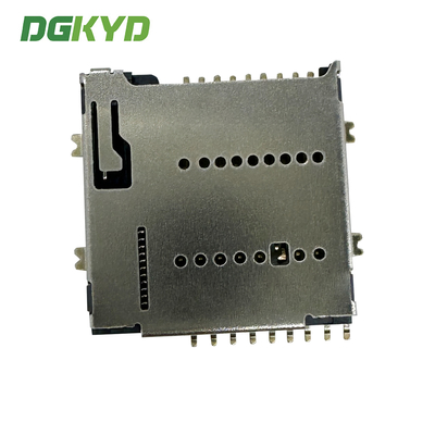 TF Card Holder PUSH4.0/7.0 1.50H 16P Telephone Card Holder UHS-II MicroSD Push  4.0 Card Holder DGKYDTF15H16A6A2Y3WS286