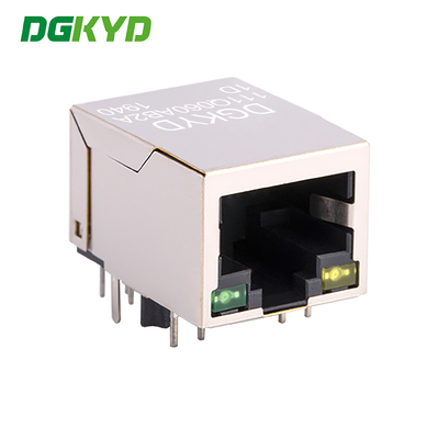 10/100/1000M Base-T/TX RJ45 Network Interface With LED Lights, Modular Socket For Network Port DGKYD111Q060AB2A1D