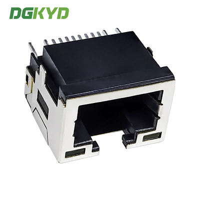 RJ45 Connector SMT Connector Sinking Board 8.5 With Light 8P8C Patch Type DGKYDCB851188AB1W6SB1075