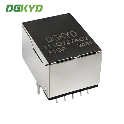 1000/BASE RJ45 Connector Single Port Network Interface POE Connector With Filter DGKYD111Q787AB2A1DP