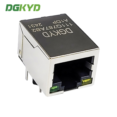 1000/BASE RJ45 Connector Single Port Network Interface POE Connector With Filter DGKYD111Q787AB2A1DP