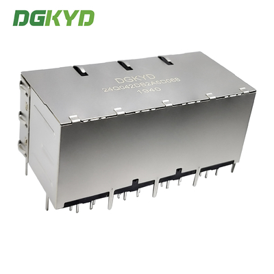 RJ45 Connector Multi Port 2X4 Socket 8P10C Connector Gigabit Modular Block Interface DGKYD24Q042DB2A5D068