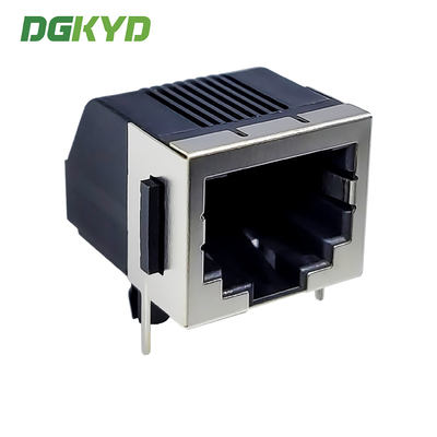 RJ45 Connector 5721 SMT 8P8C With Ear Half Package Shielded Mesh Port Without LED DGKYD5721E1188GWA6SB1359