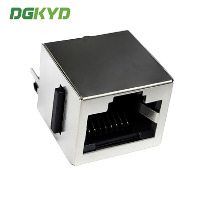 180 Degree Vertical Interface RJ45 Connector Without Light Strip Shielding Network Port Socket DGKYD52TE1188GWA1DY1