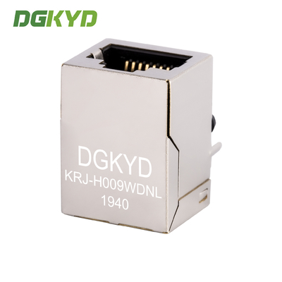 Network interface metal shielding industrial modular jack cat6 RJ45 connector KRJ-H009WDNL