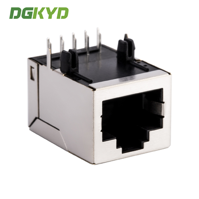 Network interface metal shielding industrial modular jack cat6 RJ45 connector KRJ-H009WDNL