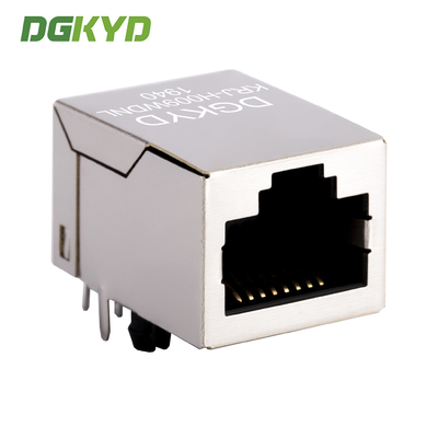Network interface metal shielding industrial modular jack cat6 RJ45 connector KRJ-H009WDNL