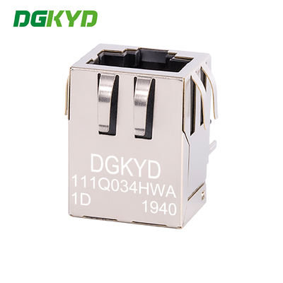 1000BASE Gigabit Interface RJ45 Connector RJ45 Network Port Socket With Shielding And No Light DGKYD111Q034HWA1D