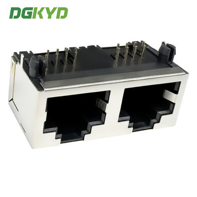RJ45 network socket connector with shielded female socket/interface/network port DGKYD561288GWA1DY1