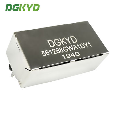 RJ45 network socket connector with shielded female socket/interface/network port DGKYD561288GWA1DY1