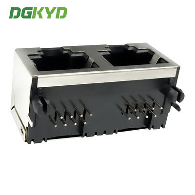 RJ45 network socket connector with shielded female socket/interface/network port DGKYD561288GWA1DY1
