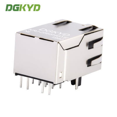 10/100 BASE Single Port RJ45 Magnetics Connector Ethernet Modular Jack Customized KRJ-256SHGYENL
