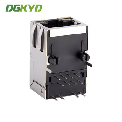 10/100 BASE Single Port RJ45 Magnetics Connector Ethernet Modular Jack Customized KRJ-256SHGYENL