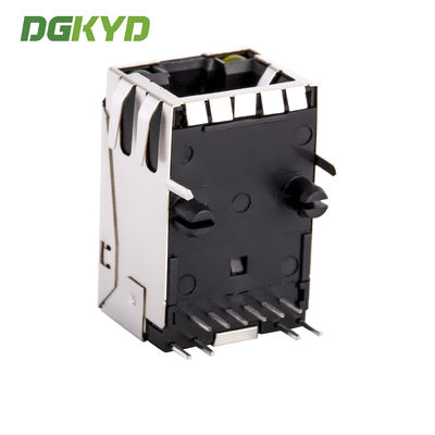 RJ45 connector 100Mbps integrated transformer network port single row pin DGKYD311B031DB2A4D