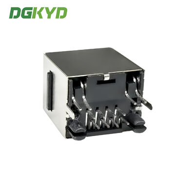 RJ45 vertical connector with light and shielding industrial Ethernet socket DGKYD52TE1188AB1A1D20B4