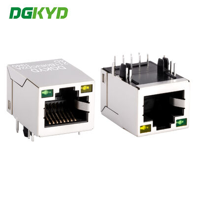 RJ45 100Mbps Ethernet port connector with built-in integrated transformer and shielding DGKYD211B083CD2A4D