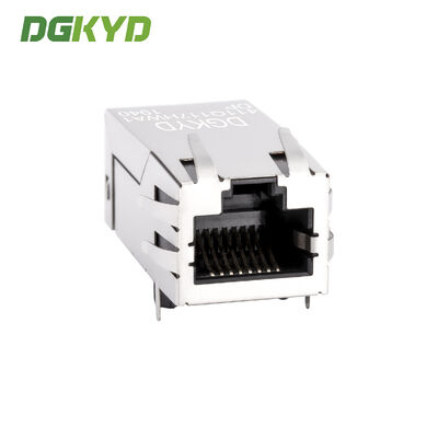 RJ45 connector with POE power supply, gigabit integrated filter with shielding DGKYD411Q117HWA1DP
