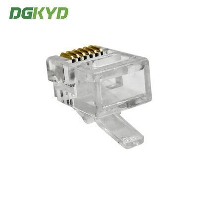 RJ11 crystal head 6P6C crystal head DGKYDRJ111166F1A1WW041 (short body)