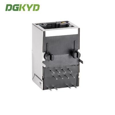 KRJ-SH256GYNL RJ45 Connector with 100Base Filter LED Indicator and Shielded RJ45 Modular Jack