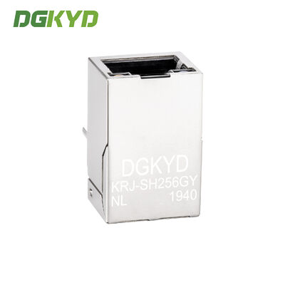 KRJ-SH256GYNL RJ45 Connector with 100Base Filter LED Indicator and Shielded RJ45 Modular Jack