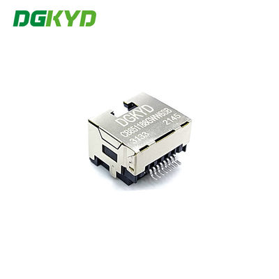 SMD RJ45 Single Port Ethernet Connector Without Light 8P8C Patch Type DGKYDCB851188GWW6SB3133